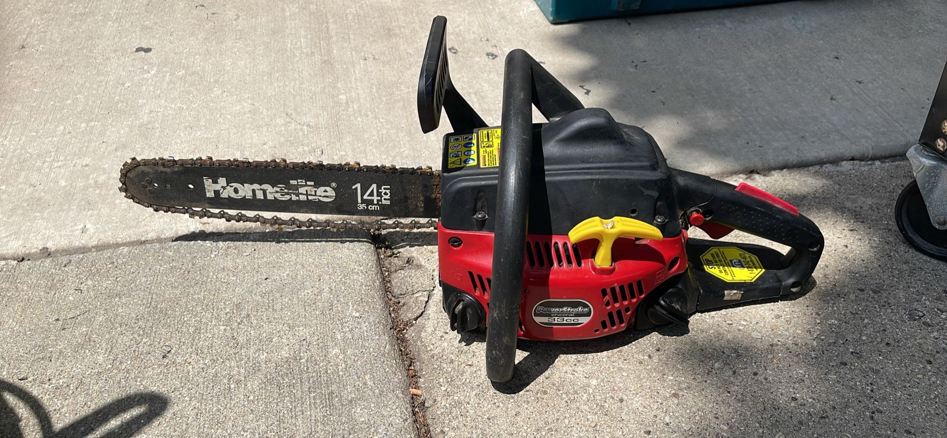 Homelite 14in chainsaw