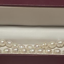 14k Gold Pearl Necklace 