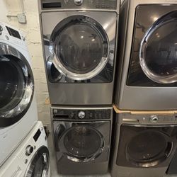 Kenmore 27” Wide Electric Front Load Washer And Dryer Set