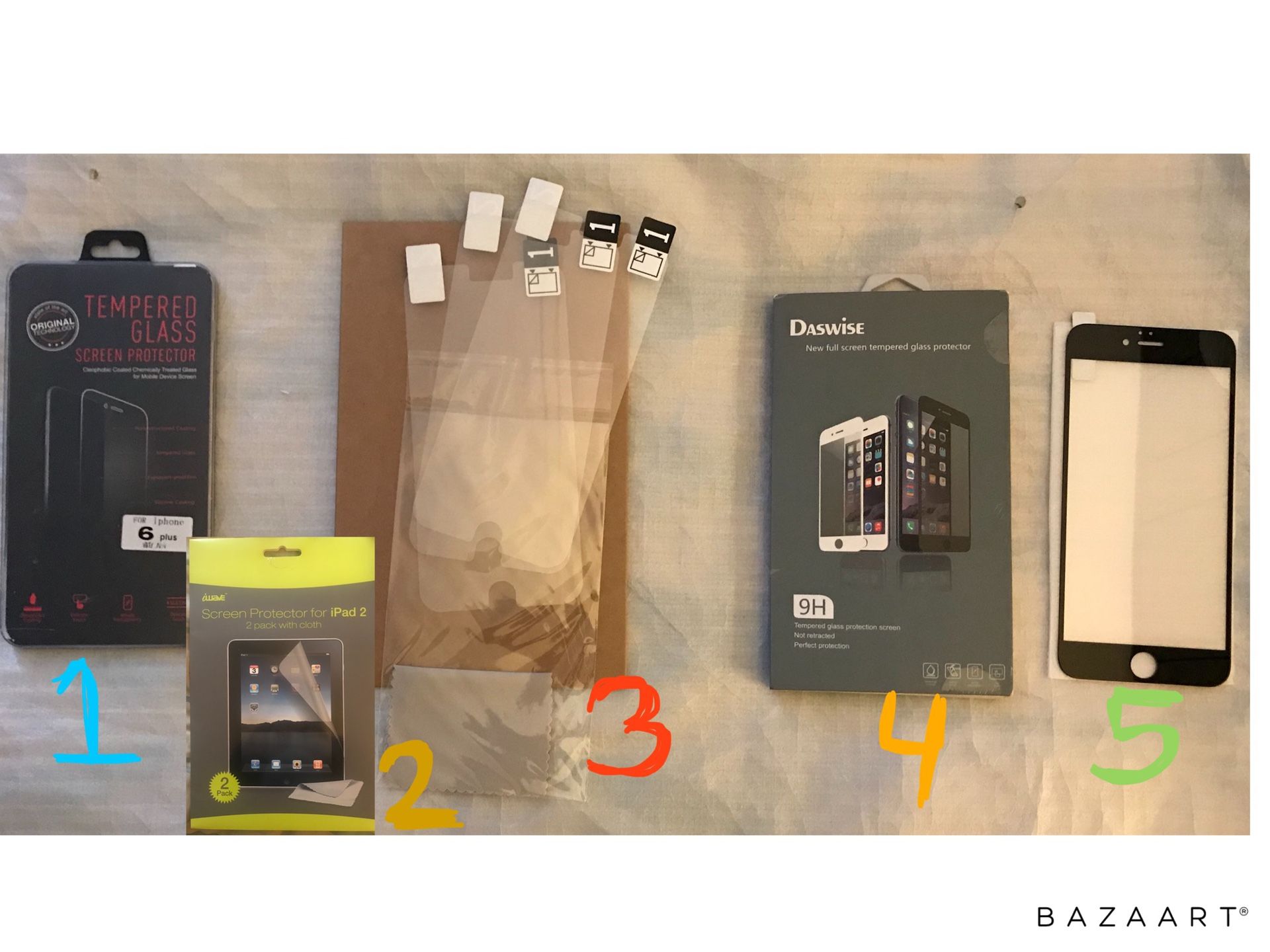 Glasses screen protector for 6 plus and iPad 2