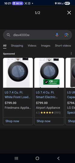 LG Dryer