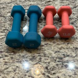 1 and 2 Pound Weights 