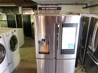 Seattle Used Appliance Warehouse full of nice Certified Gently Used Refurbished Reconditioned Refrigerators Oven Stove Washer Dryer Stackable Free War