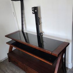 TV Stand with Mount & Storage
