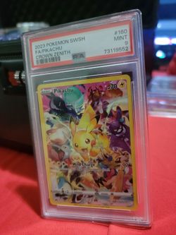 2023 Pikachu Crown Zenith Psa 9
