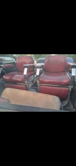 Two Barber Chairs 