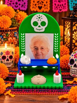 3D Printed Mini Ofrenda Alter Dia de Los Muertos