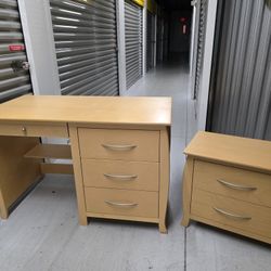 Desk With Matching Drawer