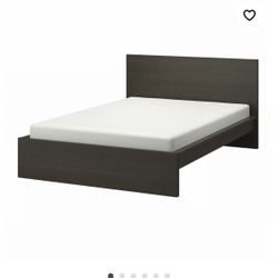 IKEA Bed Frame (queen Size) - Mattress  Optional(purple Mattress) 