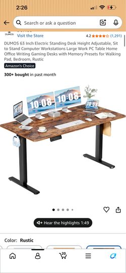 Free standing Desk