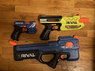 Nerf Rival Guns( Large One Needs Batteries)
