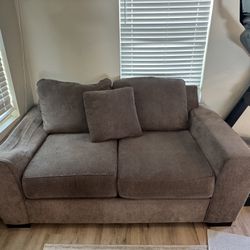Free Grayish Brown Love Seat 