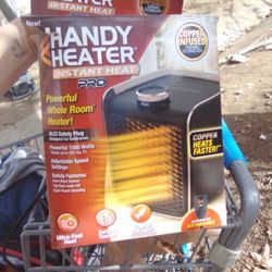 
Handy Heater Instant Heat Space Heater, Lightweight and Portable