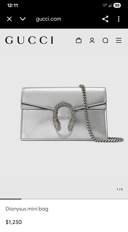 GUCCI Dionysus mini bag