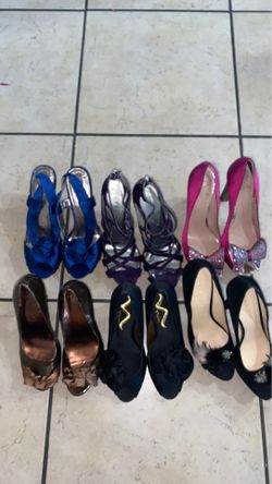 Bundle of heels amazing price for 6 pairs size 9-10 women’s