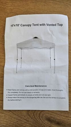 Brand now Canopy tent 10X10