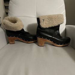 Ugg Boots Clogs Real Leather 