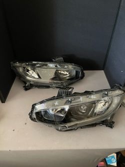 2016 to 2021 Honda Civic,Halogen Headlamp w/LED DRL