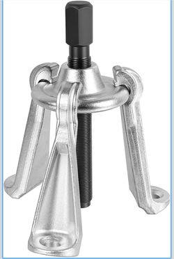 Universal Hub Puller, Wheel Hub Removal Tool & Brake Drum Puller 8" Max Bolt Circle Wheel Hub Puller with Forged 40Cr Steel Body, Adjustable 60Cr-V 3-