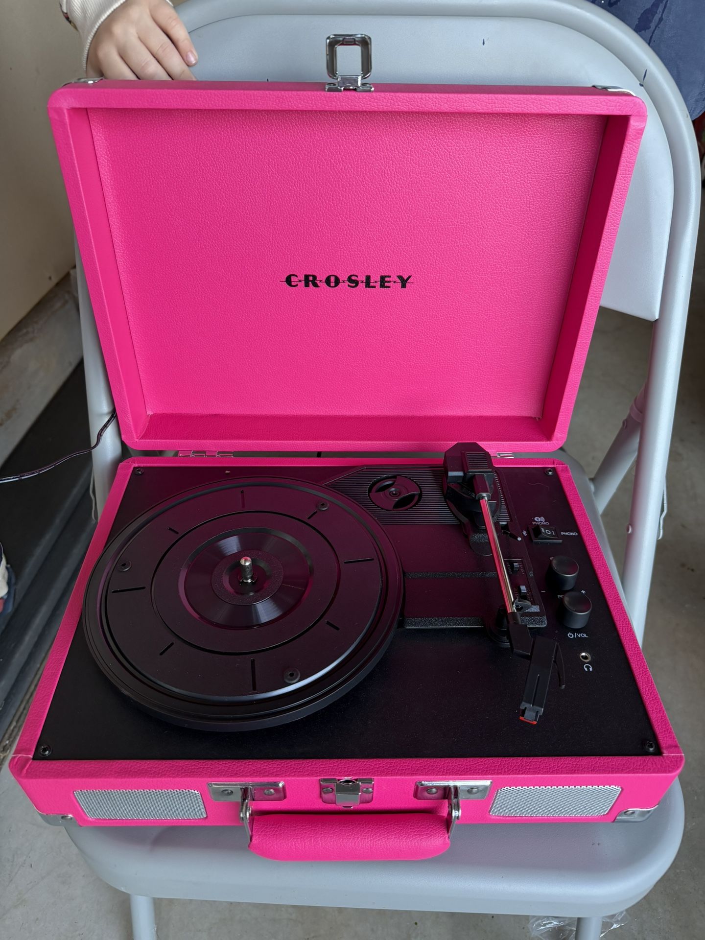 Crosley Cruiser plus - hot pink record player