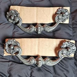 Antique Dresser Drawer Handles Brass Pulls 