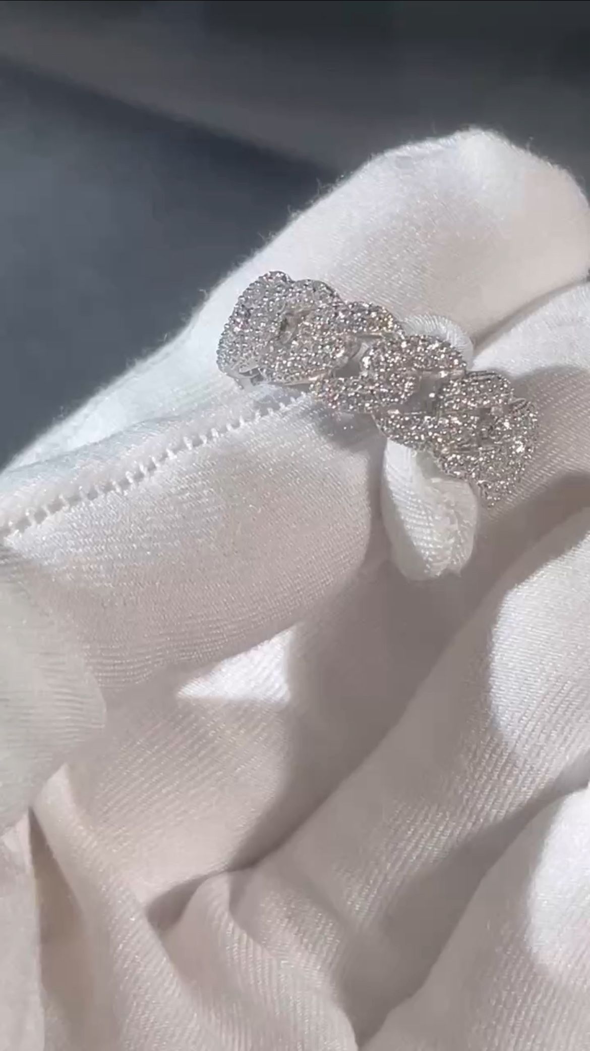 “7” Diamond Custom Cuban Link Ring