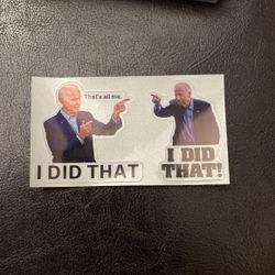 Over 100 I Did That Stickers