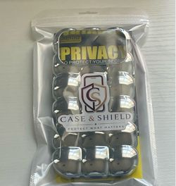 Case and Shield Liquid-Metal iPhone case with Tempered Glass Screen protector
