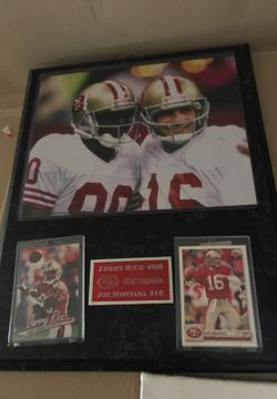 Joe Montana Jerry Rice 49ers