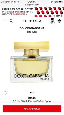 Dolce and Gabbana perfume