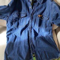 Vintage John Deere Jean Shirt jacket 