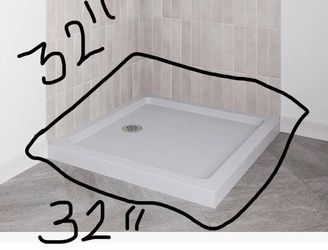 NEW 32”x32” SHOWER 🚿 BASE