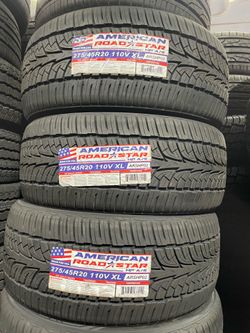 275/45/20 American road Star 4 new tires installed ✅🔥