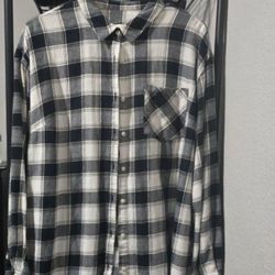 Plaid Flannel Button Up