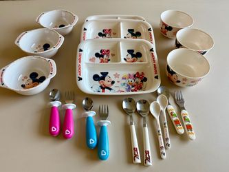 Kids Plates, Bowls, Utensils