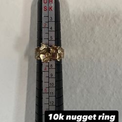 10k nugget ring