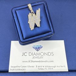 Pendant W 1ok Diamonds Real 