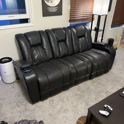 Power Reclining Sofa MOR Furniture 