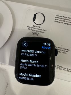 Apple Watch Series 7 45mm WiFi GPS with box