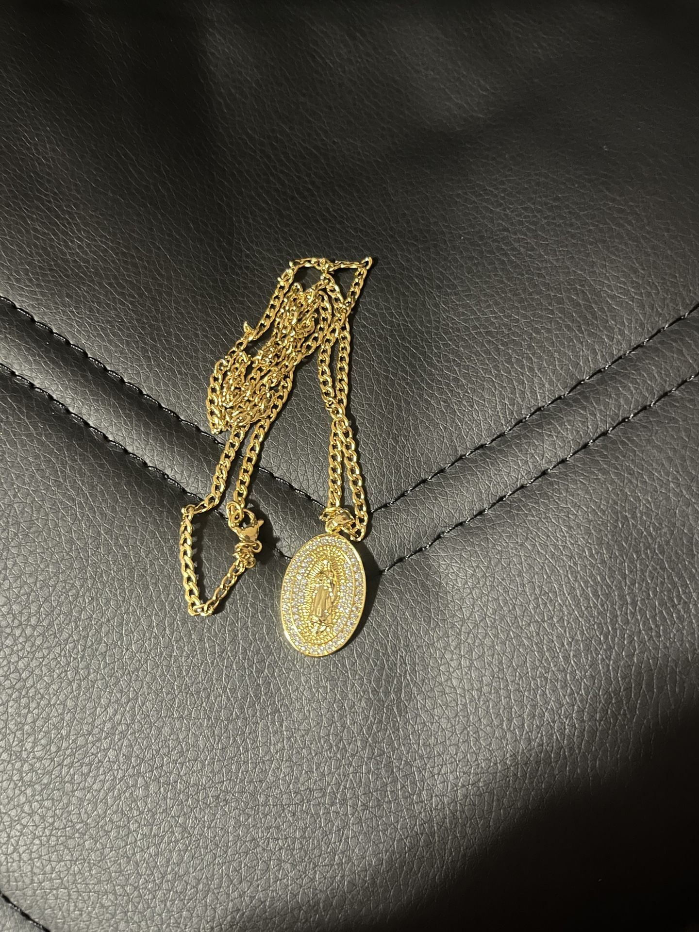 Virgen Mary Necklace