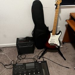 2018 Fender Stratocaster, Headrush FX Pedal Board