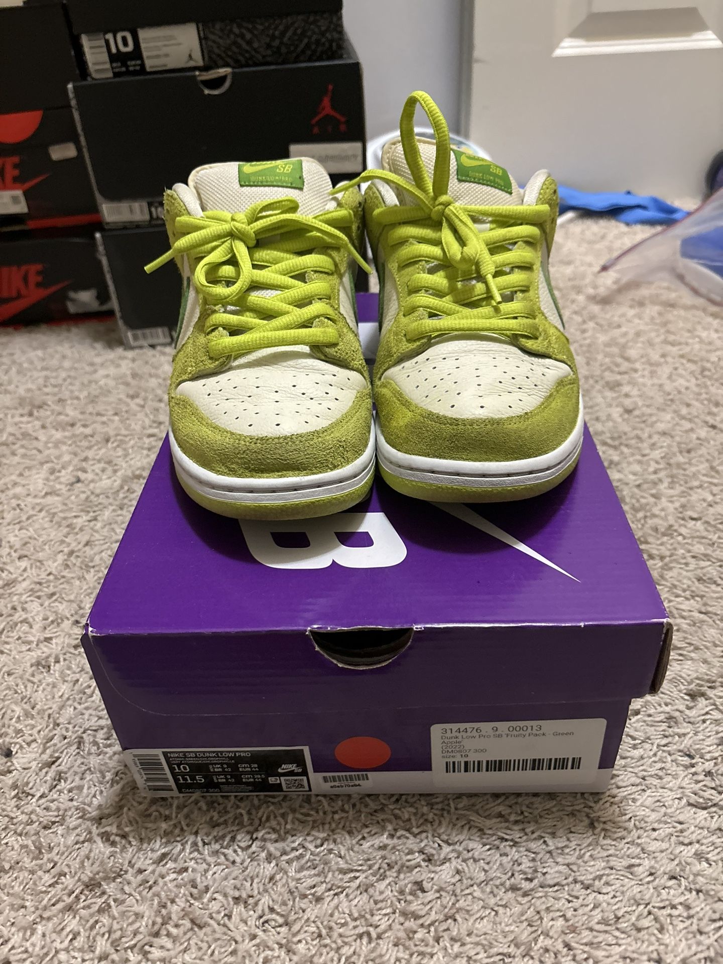 Nike Sb Dunk Low Green Apple