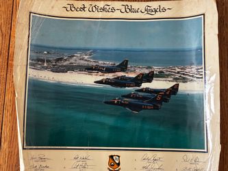 Blue Angels 1985 Team VIP poster