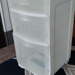 Sterilite 3 Drawer Ultra White Cart

