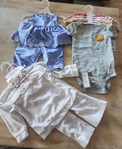 Lote Ropa Bebé Niña Nueva Con Etiquetas Tallas 12m-18m (3 Conjuntos)