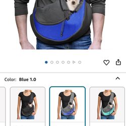 YUDODO Pet Dog Sling Carrier Breathable Mesh Travel Safe Sling Bag Carrier for Dogs Cats