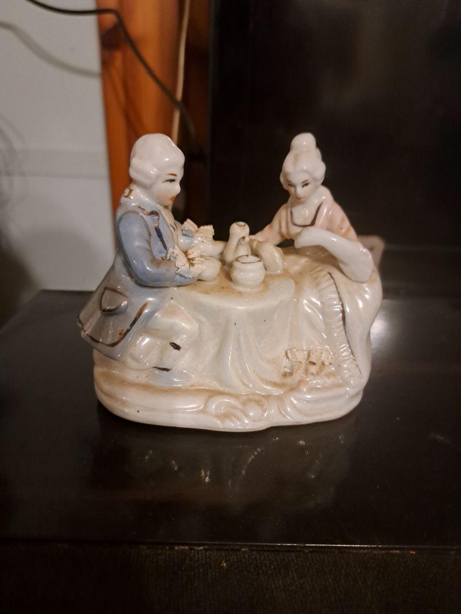 Unique Vintage Antique Platinum Figurines