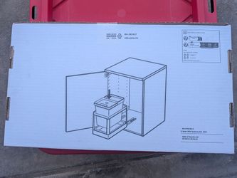 Ikea slide out trash can