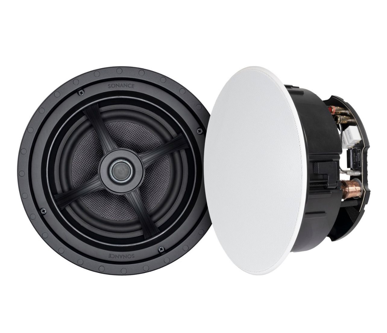 Sonance - MAG8R - Mag Series 8" 2-Way In-Ceiling Speakers (Pair) - Paintable White