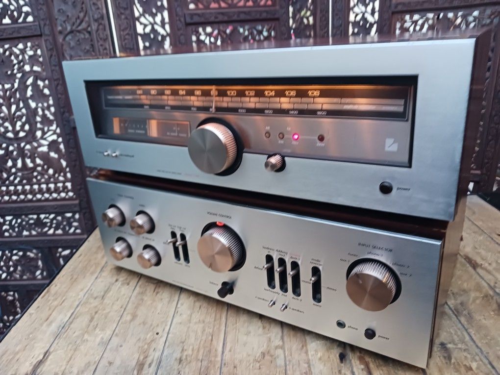 LUXMAN L-80V Integrated AMPLIFIER & T-88V TUNER 1978

